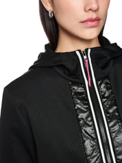 Jacke mit Kontraststreifen - 900 - Schwarz