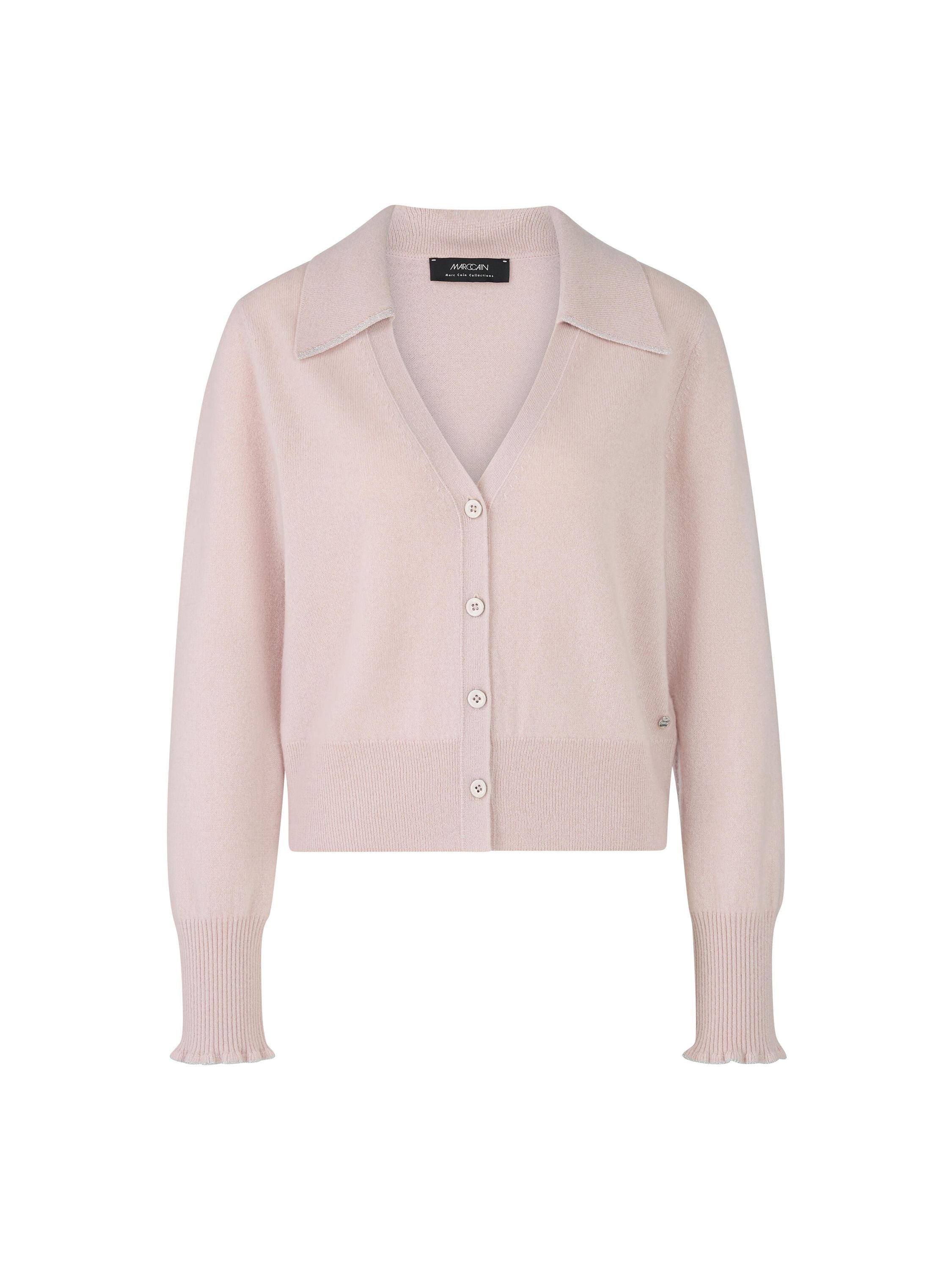 Strickcardigan aus Kaschmir - 702 - Rosa