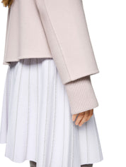 Wolljacke mit Stehkragen - 702 - Rosa