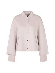 Wolljacke mit Stehkragen - 702 - Rosa