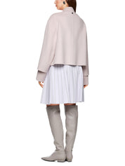 Wolljacke mit Stehkragen - 702 - Rosa