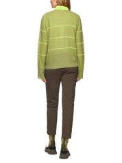 Strickpullover aus Alpakamix - 572 - Khaki