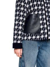 Wendejacke aus Wollmix - 394 - Blau