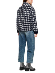 Wendejacke aus Wollmix - 394 - Blau