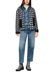 Wendejacke aus Wollmix - 394 - Blau
