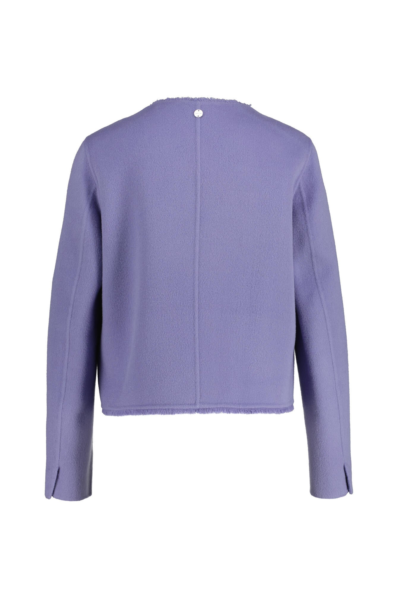 Wolljacke mit Rundhalsausschnitt - 774 - Violett