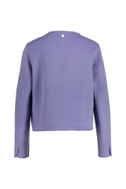 Wolljacke mit Rundhalsausschnitt - 774 - Violett