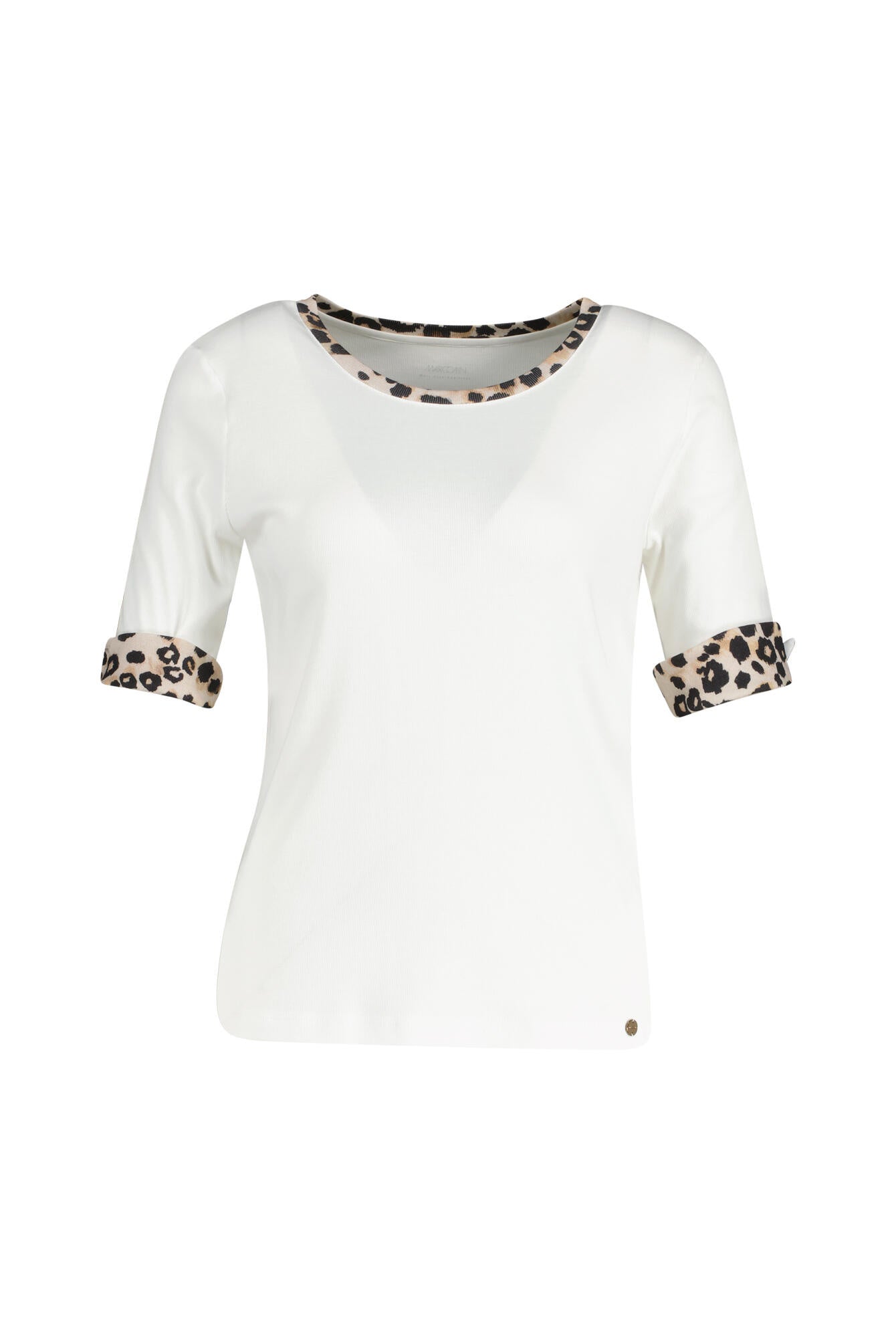T-Shirt  aus Baumwolle - 110 - Creme