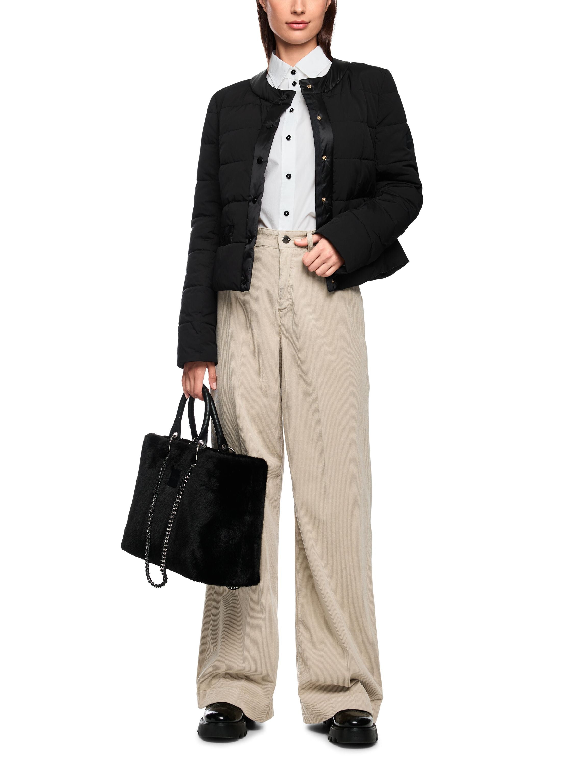 Bügelfaltenhose Wide Leg - 646 - Beige