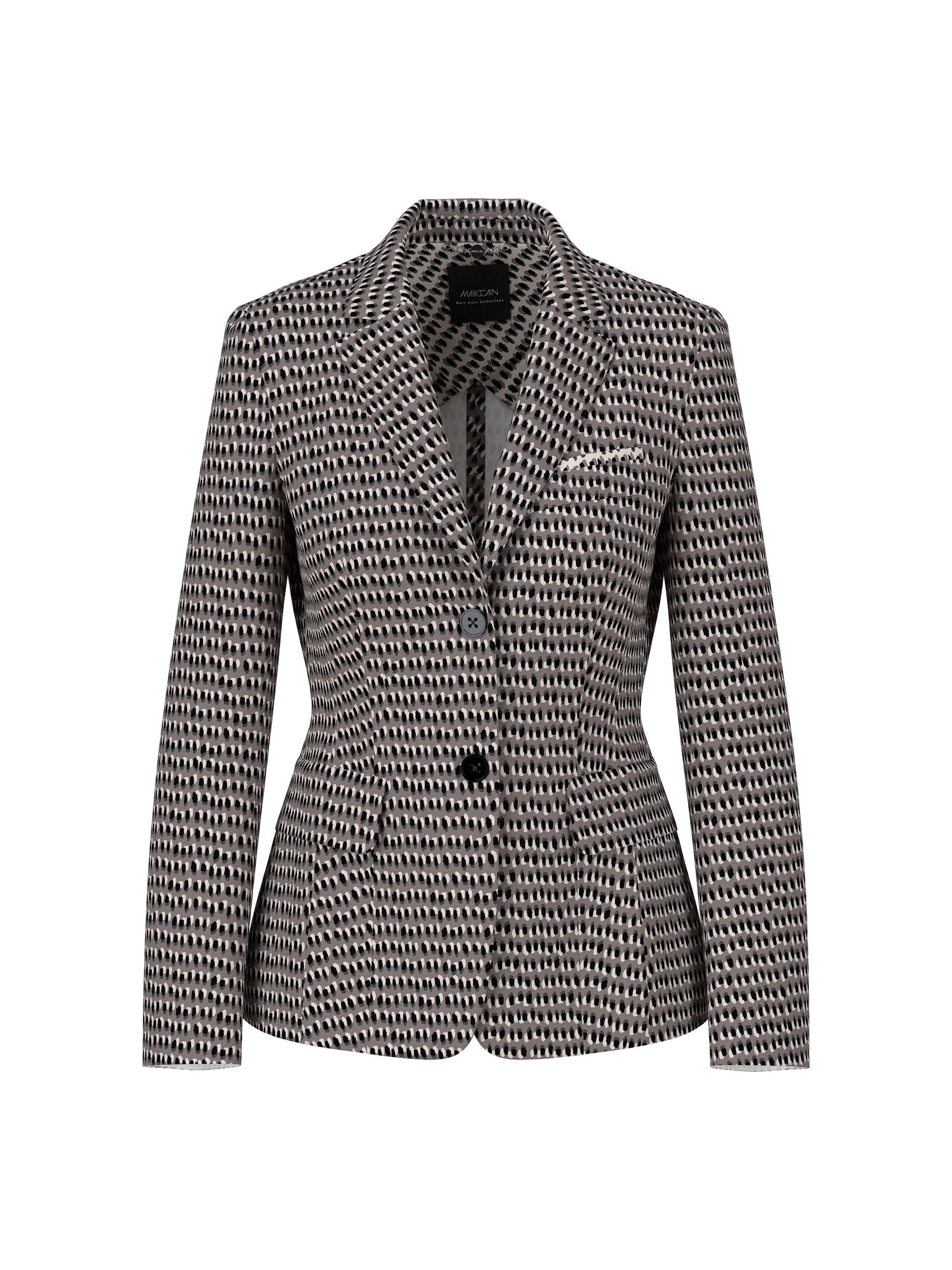 Blazer aus Scubajersey - 836 - Grau