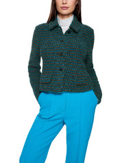 Cardigan mit Lurex - 556 - Grün