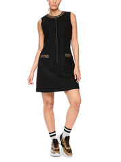 Minikleid aus Schurwolle - 900 - Schwarz