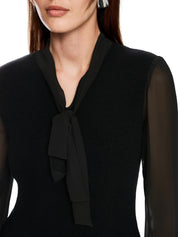 Strickpullover aus Schurwollmix - 900 - Schwarz