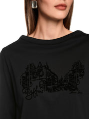 T-Shirt aus Bio-Baumwolle - 900 - Schwarz