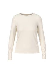 Langarmshirt aus Baumwolle - 110 - Weiß