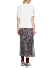 T-Shirt aus Baumwolle - 110 - Weiß