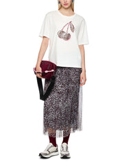 T-Shirt aus Baumwolle - 110 - Weiß