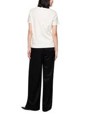 T-Shirt aus Baumwolle - 110 - Weiß