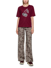 T-Shirt aus Baumwolle - 293 - Rot