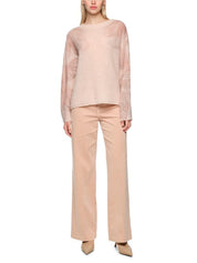 Strickpullover aus Alpakamix - 153 - Rosa