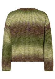 Strickpullover mit Farbverlauf - 3660 - Grün