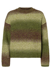 Strickpullover mit Farbverlauf - 3660 - Grün
