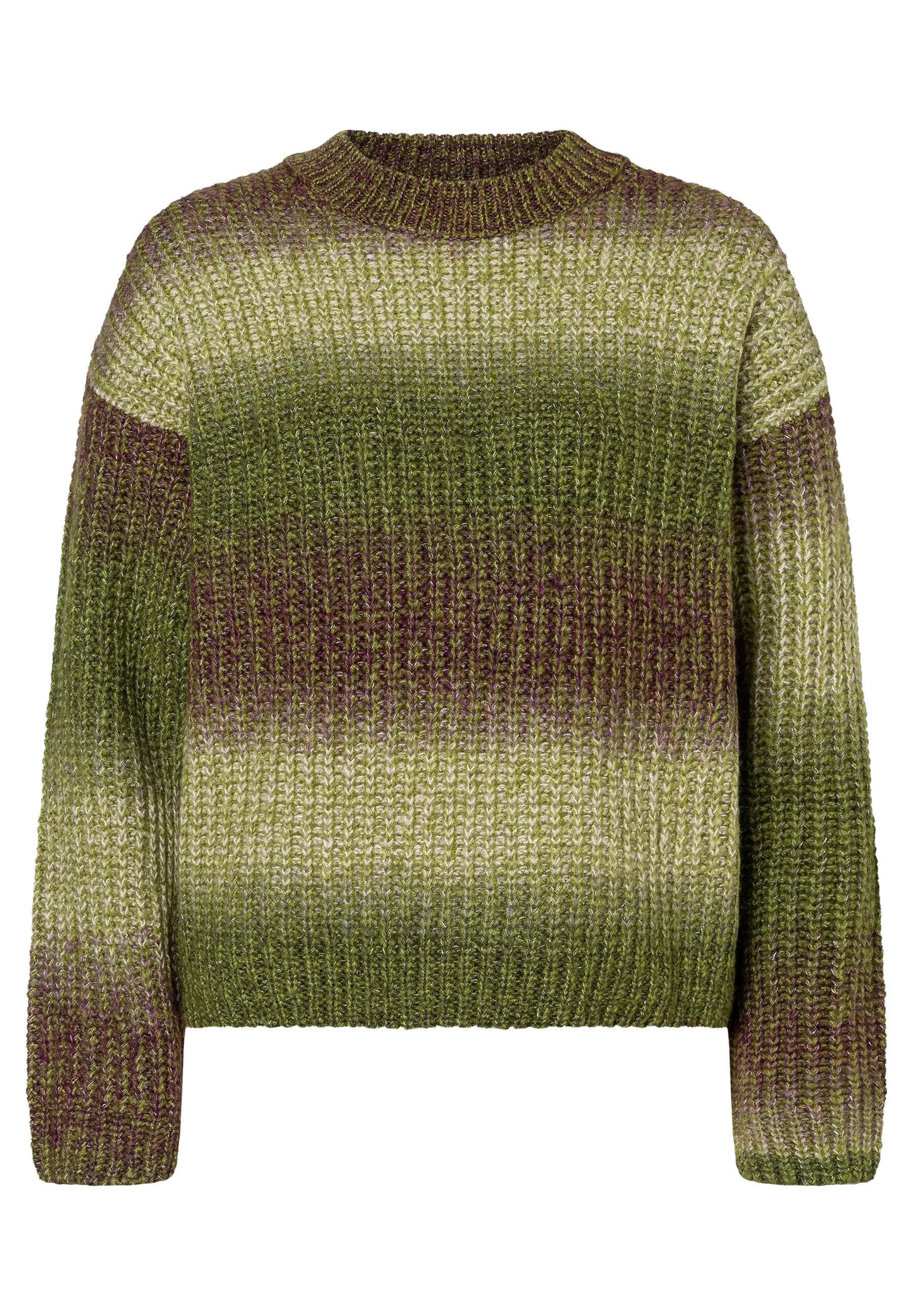 Strickpullover mit Farbverlauf - 3660 - Grün