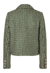 Bouclé-Blazer - 3660 - Grün