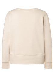 Sweatshirt aus Viskosemix - 0031 - Beige