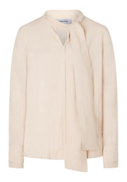 Schluppenbluse aus Viskose - 0031 - Creme