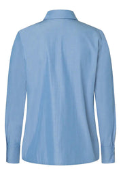 Bluse aus Baumwollmix - 0339 - Blau
