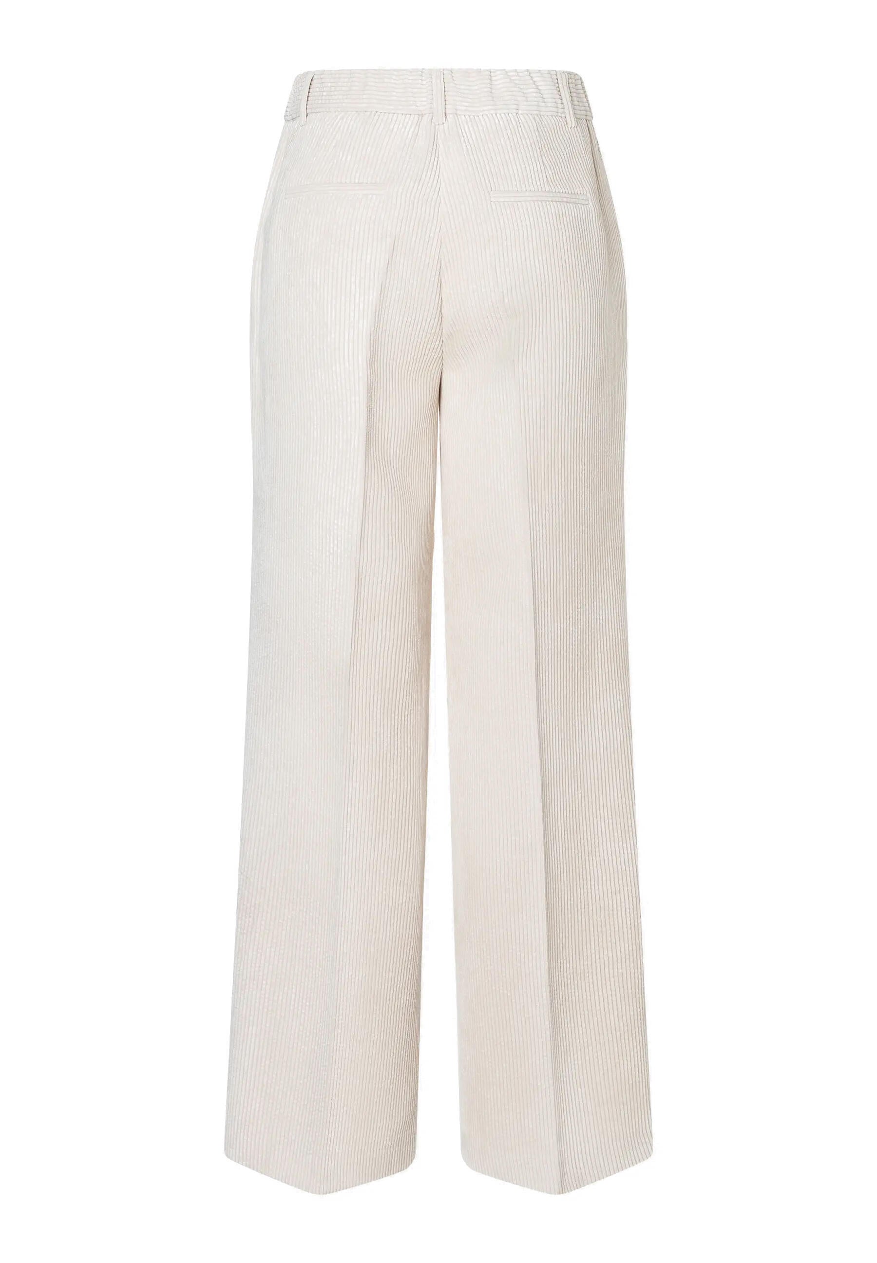 Cordhose Wide Leg - 0031 - Creme