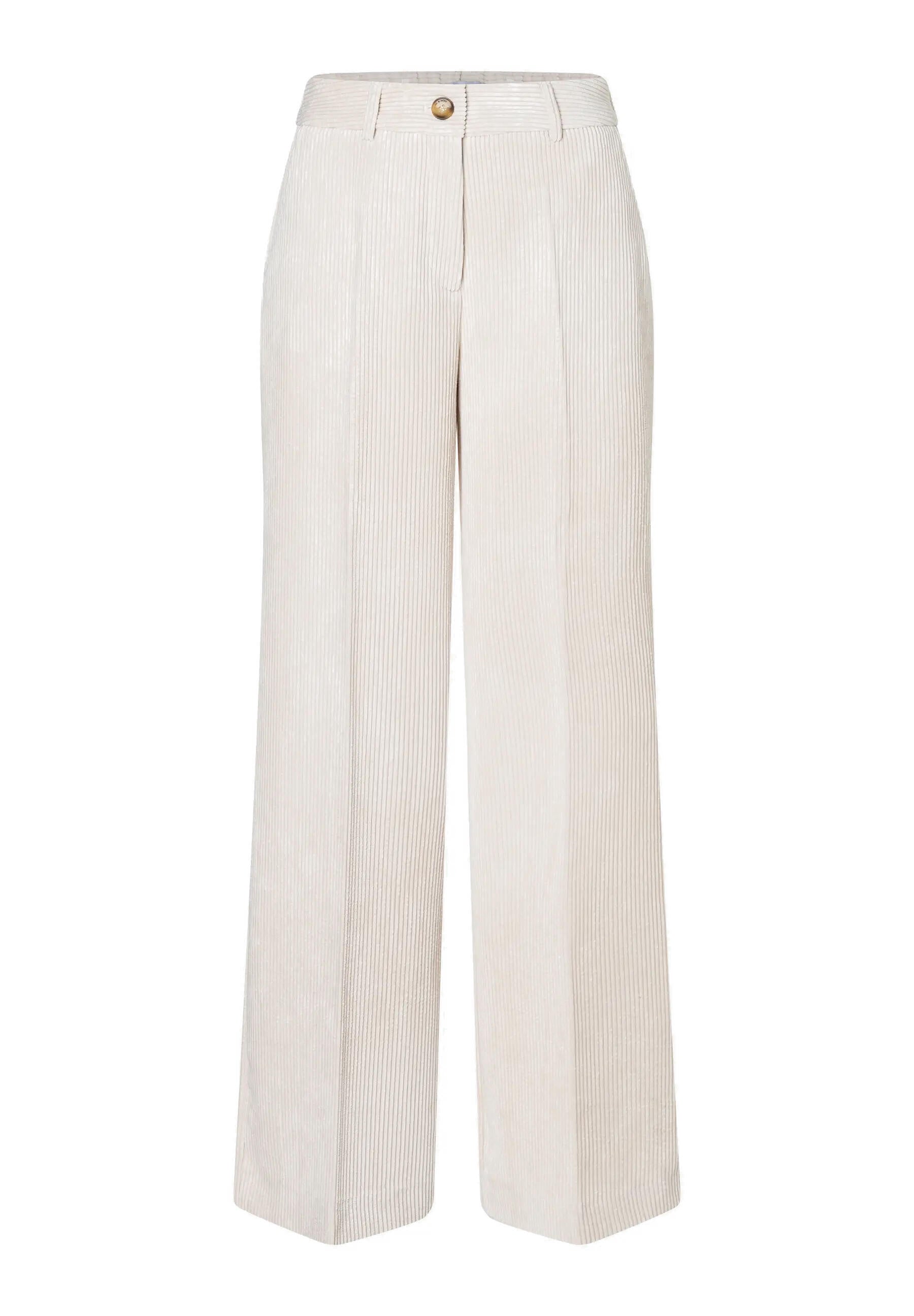 Cordhose Wide Leg - 0031 - Creme