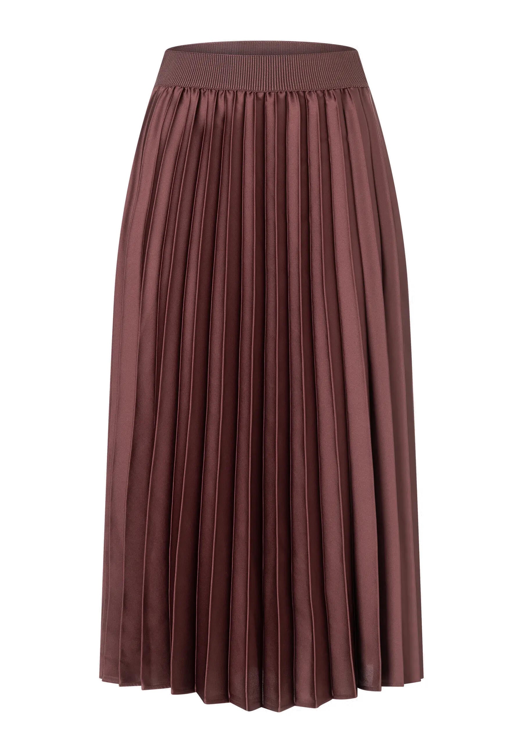 Plisseerock Midi - 0284 - Rot