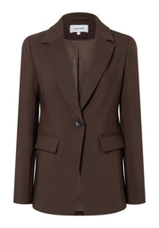 Blazer tailliert mit Pattentaschen - 0279 - Braun
