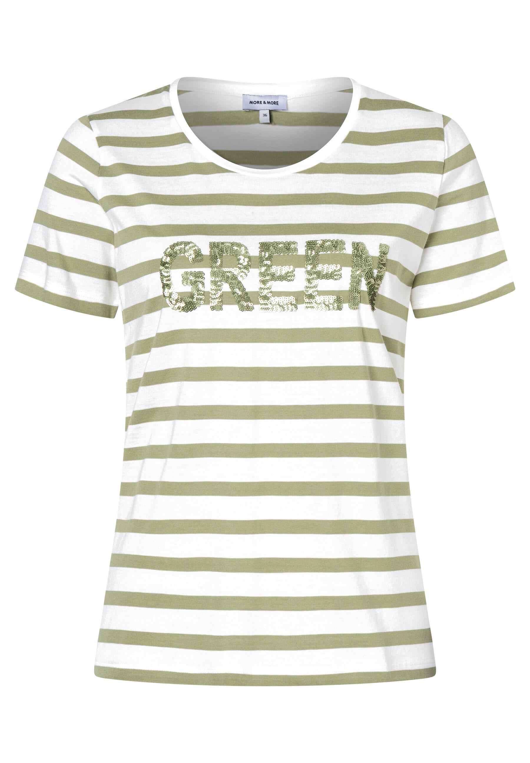 T-Shirt aus Baumwollmix - 2623 - Grün