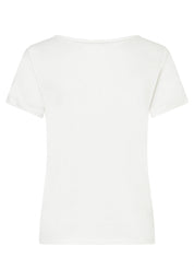 T-Shirt aus Baumwollmix - 0041 - Weiß
