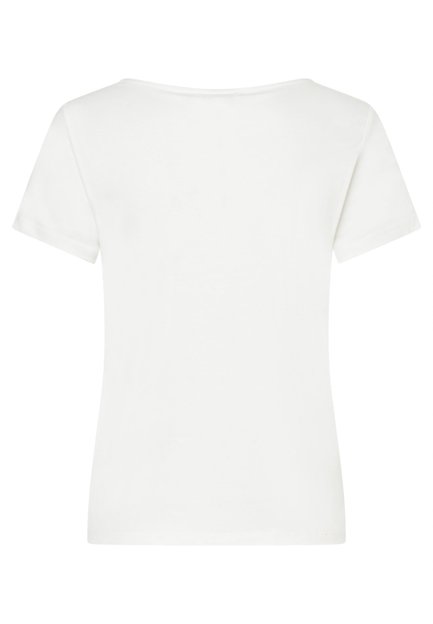 T-Shirt aus Baumwollmix - 0041 - Weiß