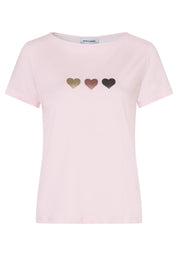 T-Shirt aus Baumwollmix - 0825 - Rosa