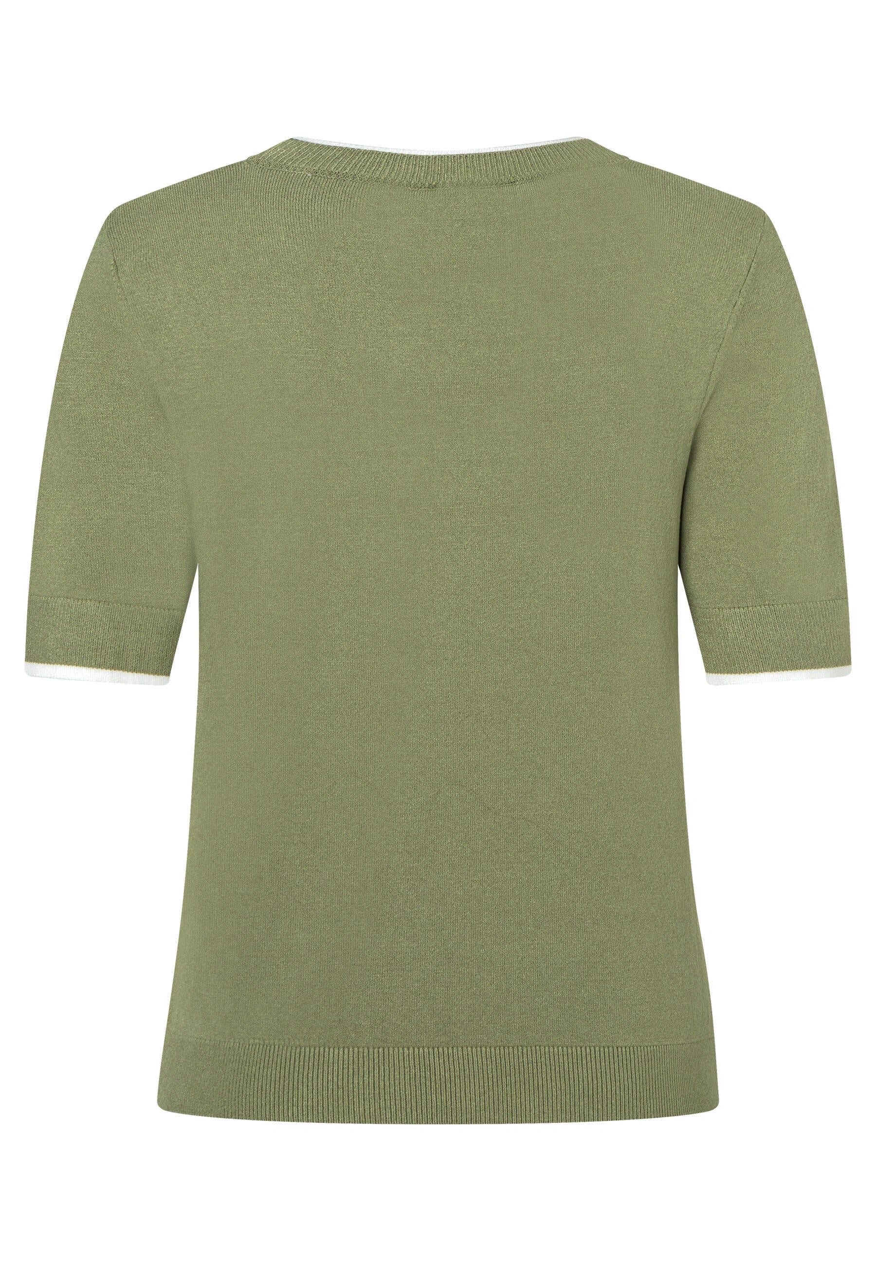 Strick-T-Shirt aus Viskosemix - 0623 - Grün