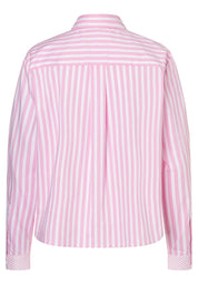 Bluse aus Baumwollmix - 2822 - Pink