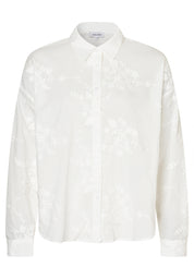 Bluse aus Bio-Baumwolle - 0041 - Weiß