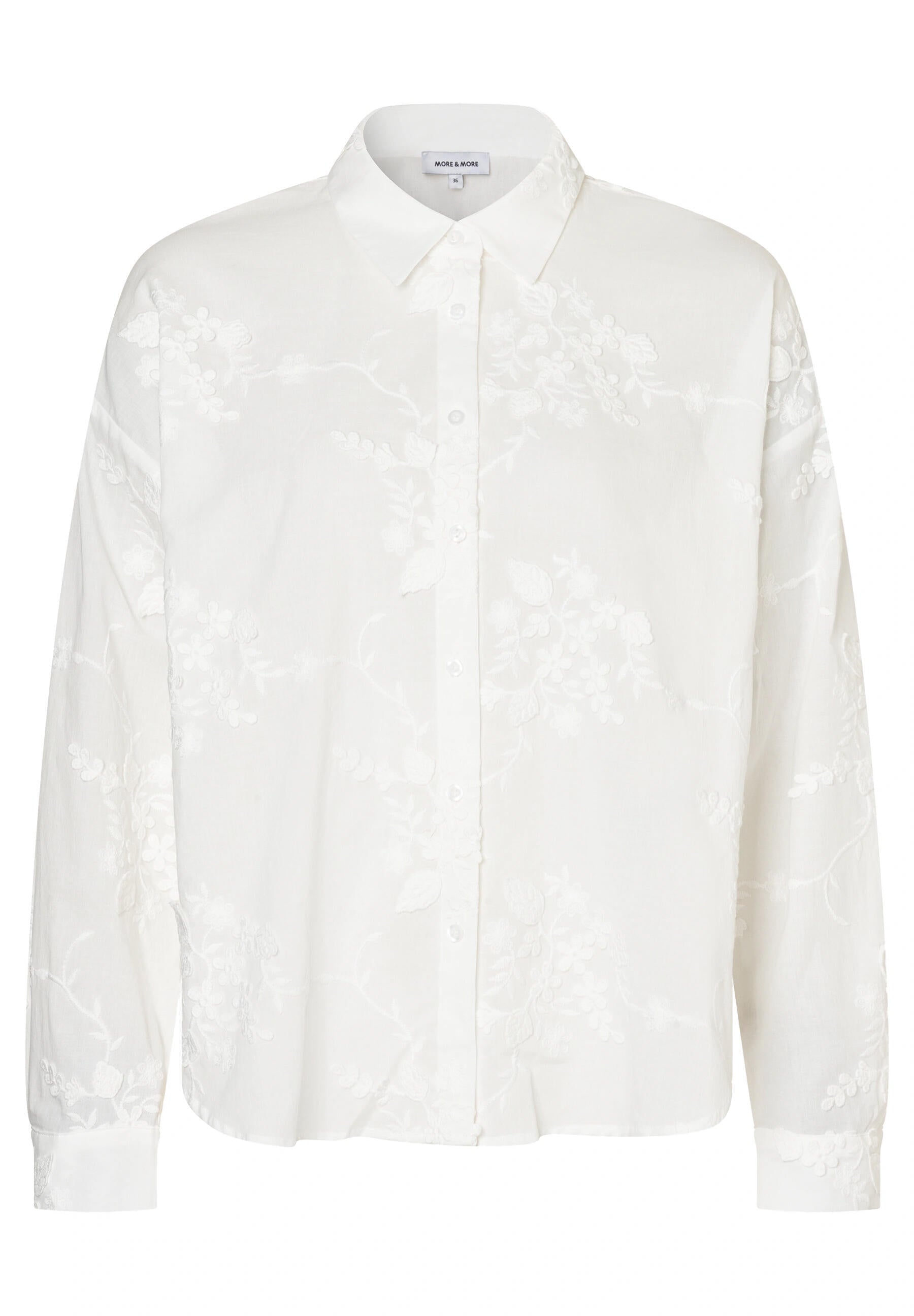 Bluse aus Bio-Baumwolle - 0041 - Weiß