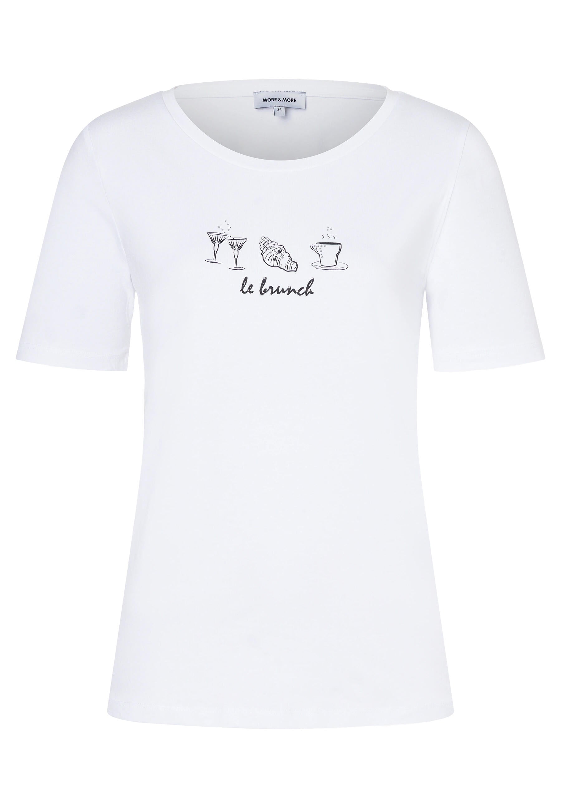 T-Shirt aus Bio-Baumwolle - 0010 - Weiß