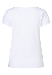 T-Shirt aus Baumwolle - 0010 - Weiß