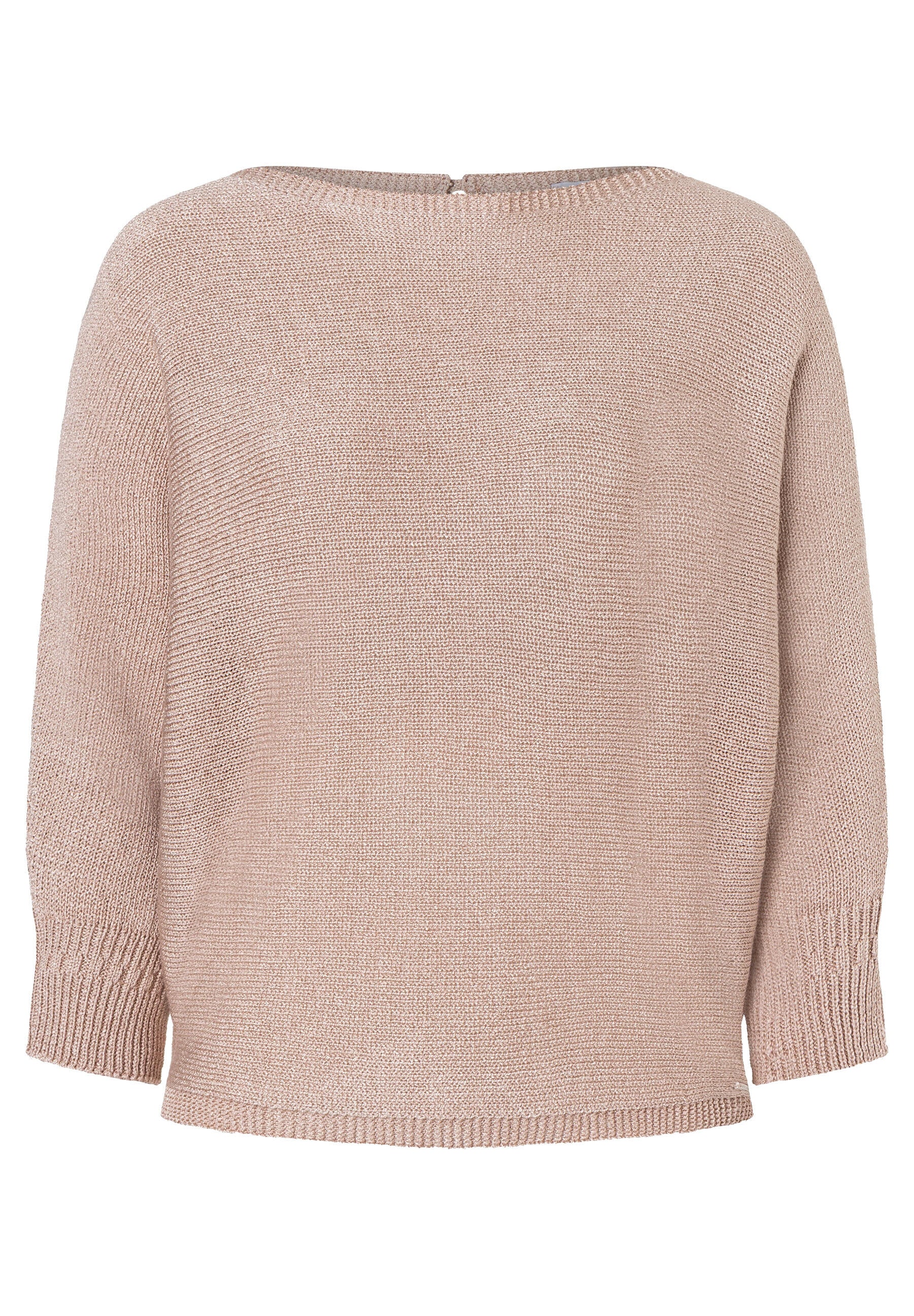 Strickpullover mit U-Boot-Ausschnitt - 0214 - Beige