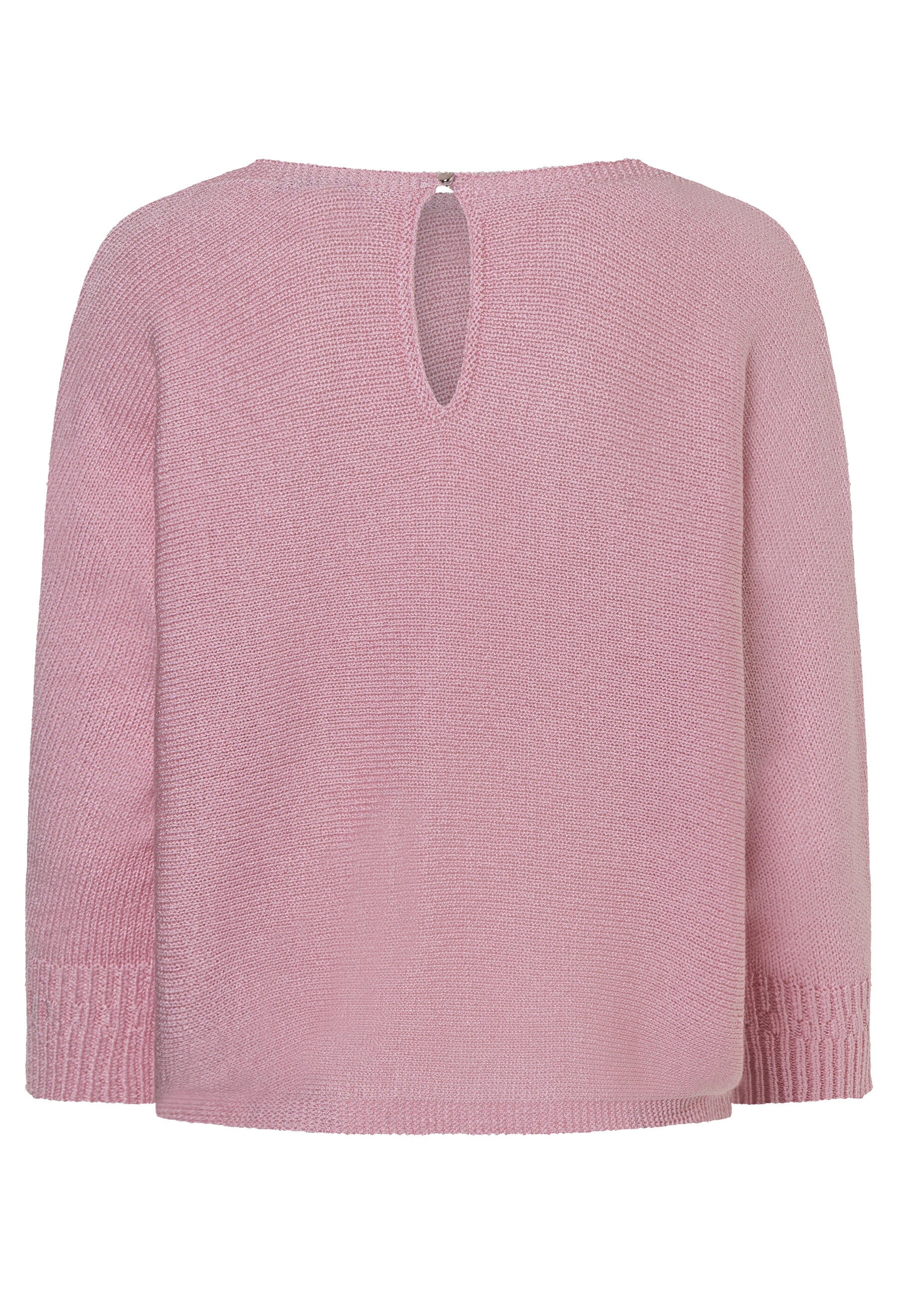 Strickpullover mit U-Boot-Ausschnitt - 0825 - Rosa