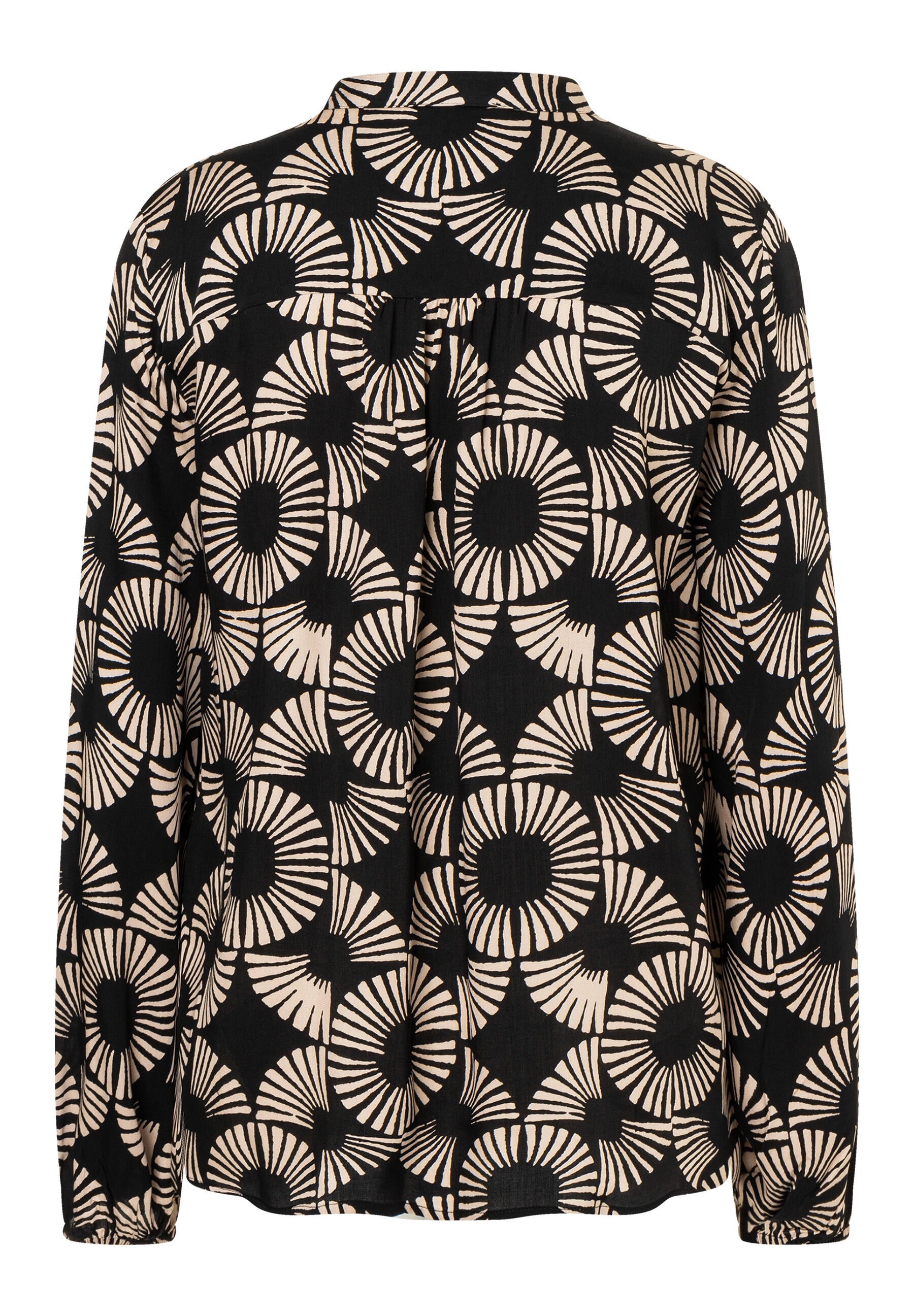 Bluse aus Viskose - 2790 - Schwarz