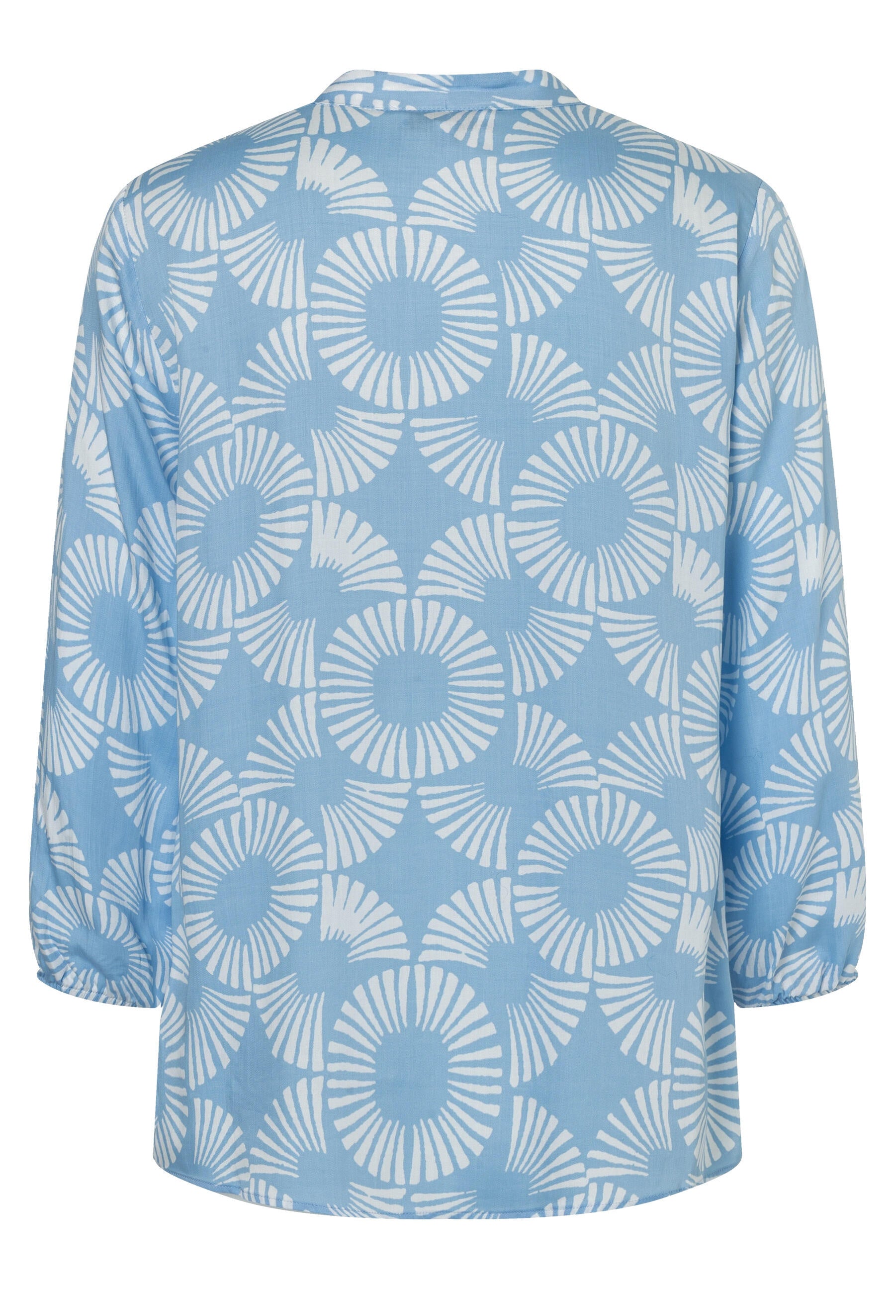 Bluse aus Viskose - 2319 - Blau
