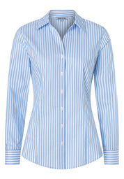 Bluse aus Baumwollmix - 2319 - Blau